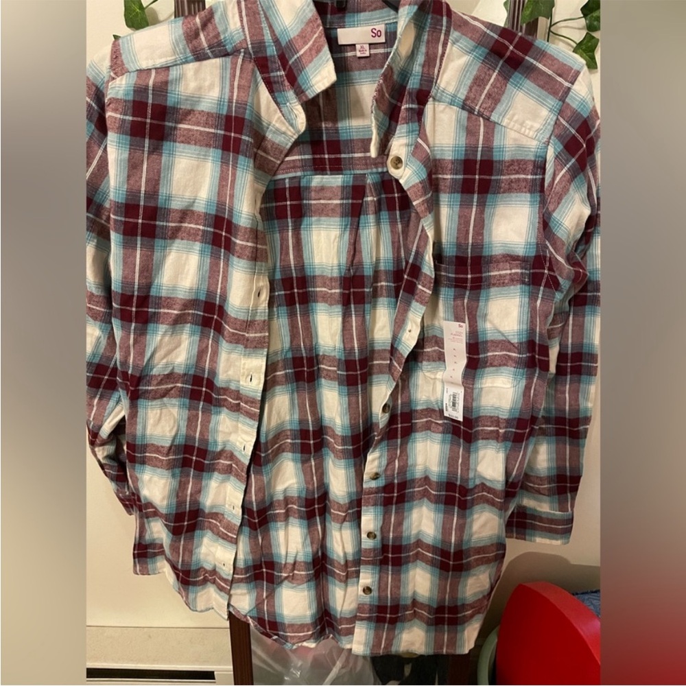 Flannel Button Up Tops - image 6